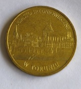Moneta 2 zł kolekcjonerska miasto średniowieczne w Toruniu 2007 rok