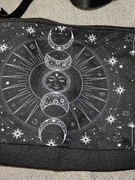 Torebka szmaciana wiedźma czarownice boho styl magiczna księżyc 