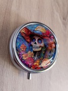 Ozdobne pudełeczko, kieszonkowa szkatułka - sweet skull sugar muerte