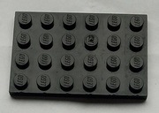 Lego 3032 czarna płytka 4x6 6329