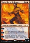 Koth, Fire of Resistance PROMO FOIL Store Championship Promos