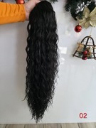 Kucyk doczepiany 70cm. Kolor: ciemny brąz/mokka. Nr.02. Włos termiczny