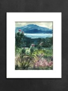 "Osty na Podhalu" I. Urbańska-Bać obraz  23x29