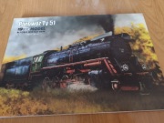 Model kartonowy angraf parowóz ty 51 offset 
