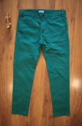 Spodnie Scotch and Soda r. W32 zielone długie bawełniane