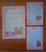 KARTECZKI KOLEKCJONERSKIE DO SEGREGATORA - BARBIE