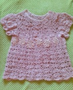 Bluzka damska szydelkiem robiona 