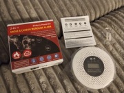 Nowy niezawodny czujnik dymu i dwutlenku węgla 2 w 1 