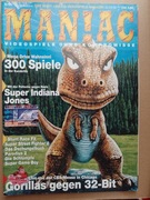 [GRY na konsole] czasopismo MANIAC [ Man!ac ] 8/1994 SEGA NINTENDO