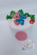 Stitch i Angel z masy cukrowej na zamówienie 