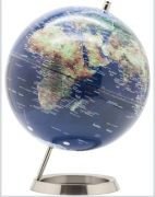 EXERZ Globus Świata 25 cm na Stalowym Pierścieniu