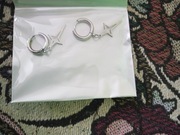 Sprzedam kolczyki krzyżyki gwiazdki nowe 