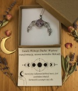 Lunula Wisiorek/naszyjnik - Kobiecy Talizman Mocy Rękodzieło