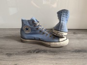Wysokie niebieskie trampki Converse rozmiar 40