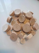 Plastry drewna bez kory 100 sztuk!!!