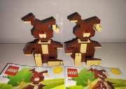 LEGO 40005 dwie sztuki zajączek wielkanocny stan idealny 