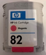 HP WKŁAD TUSZ 82 MAGENTA C4912A 2010R 110GRAM ORYGINAŁ