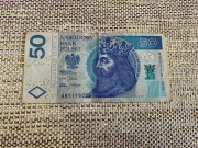 banknot 50 zł z 2012 początek AR 111