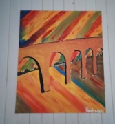 Obraz malowany ręcznie duży unikat