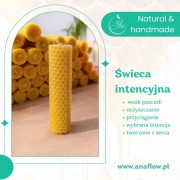  Świeca Intencyjna z Wosku Pszczelego – Wybierz Swoją Intencję 