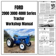 FORD 2000 3000 4000 Series Tractor Workshop Manual Instrukcja serwisowa 