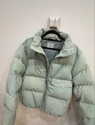 ZARA miętowa puchowa kurtka M / MEX 40 nowa bez metki ocieplana zimowa