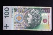 Banknot 100 złotych 1994 seria zastępcza YD