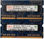 Pamięć RAM DDR3 Hynix 4GB 2x 2GB PC3 10600s