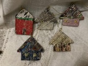 Oryginalne domki kolorowe z wikliny papierowej