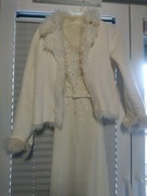 Sukienka ślub cywilny +bolerko