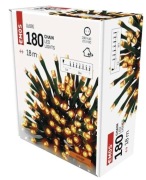 Lampki cho Classic 180 LED 18m vintage, zielony przew,IP44,timer D4AV04 