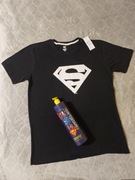 Zestaw Superman: żel pod prysznic i koszulka rozm M