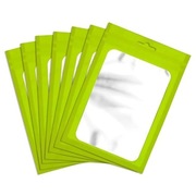 Woreczki torebki foliowe strunowe zielone 9/16