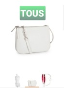 BIAŁA TOREBKA TORBA LISTONOSZKA CROSS BODY TOUS