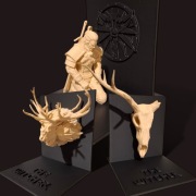 Bookend, podpórki do książek, Wiedźmin, zestaw 2 szt do wyboru+ zakładka 