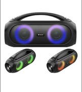 Głośnik Bluetooth 40W Mocny Bass RGB LED AUX USB