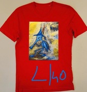 Koszula męska Czerwona Lars Lilholt Band – Tour T-shirt 2024 Nowa L