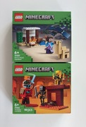 LEGO MINECRAFT ZESTAW 2w1 – 21251 + 21266 – NOWE – PREZENT