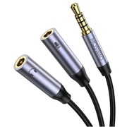 Adapter słuchawkowy MOSWAG, rozdzielacz audio 3,5 mm Aux Y,
