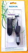 Ładowarka samochodowa NOKIA DC-4,opak.oryg.,nowa,cienki koniec