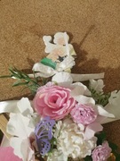 Ozdoba koszyczek wielkanocna kwiaty jajka motyle