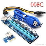 Risery PCI-E 1x - 16x USB 3.0 SATA 6-PIN ver 009s  i 008c 14sztuk