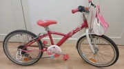 Rower dla dzieci b twin z decathlon 20 cali mistigirl ładny 