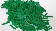 Klocki LEGO, płytka zielona 1x6, LEGO 3666, 500 szt nowe