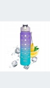 BUTELKA NA WODĘ 750 ML OMBRE BIDON Z MIARKĄ  0,75L BPA FREE