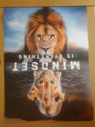 Plakat Mindset Król lew A3 30x42