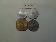 MONETY. CEJLON. 4monety. 1..2..5..25.