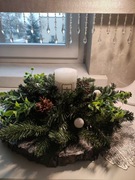 Stroik świąteczny bożonarodzeniowy na stół 