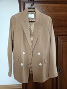 Nowa marynarka brązowa płaszcz camel Bershka xs 