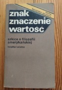 Szkice o filozofii amerykańskiej, H. Buczyńska-Garewicz, Książka i Wiedza 